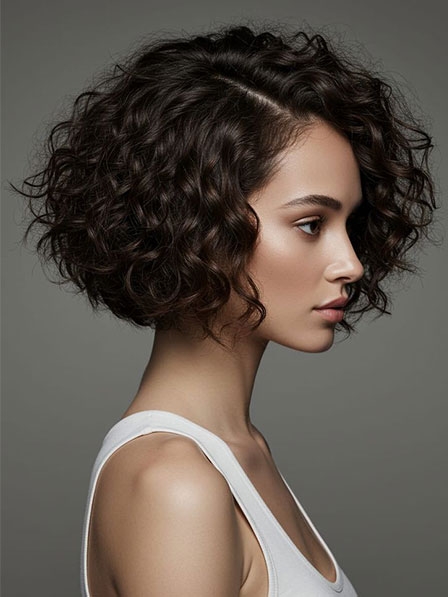 Classic Full Lace Medium Curly Hair Wigs 2026