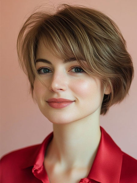 Fashion Short Synthetic Hair Wigs High Quality