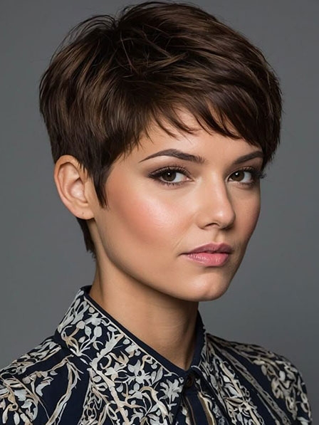 Classic Boy Cut Short Synthetic Hair Wigs