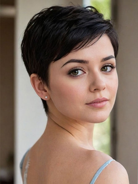 Synthetic Comfortable Short Full Lace Hair Wigs 2025