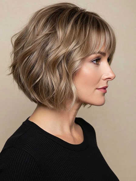 Wigsline Lace Front Chin Length Synthetic Hair Wigs