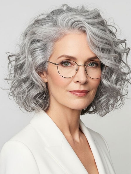 New Wigsline Grey Synthetic Lace Front Wigs