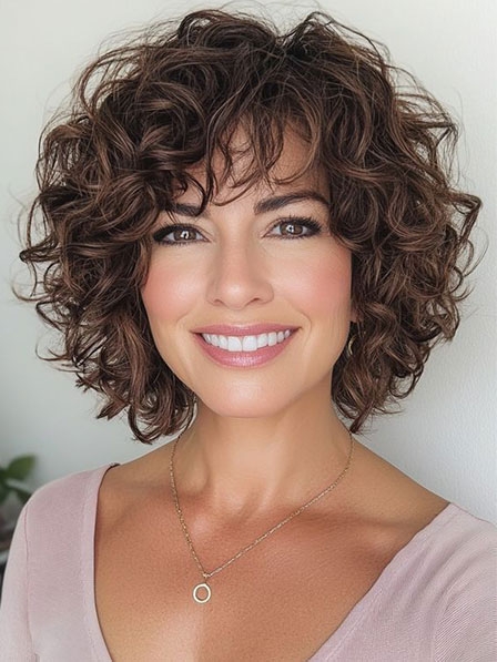 Natural Lace Front Mono Top Brown Wavy Synthetic Hair Wigs