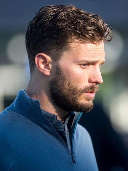 Men's Short Wavy 100% Human Hair Wigs Wigsline