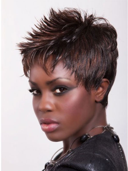 Modern Short Synthetic Wigs Pixie Cut