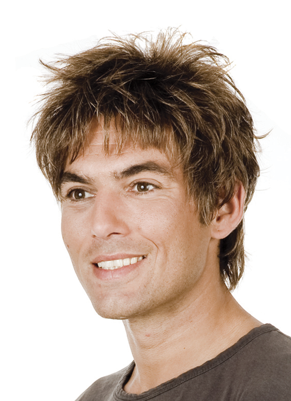 Human Hair Cropped Boycuts Capless Wig