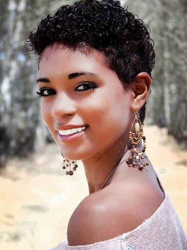 Super Short Curly Fashion Capless Wig