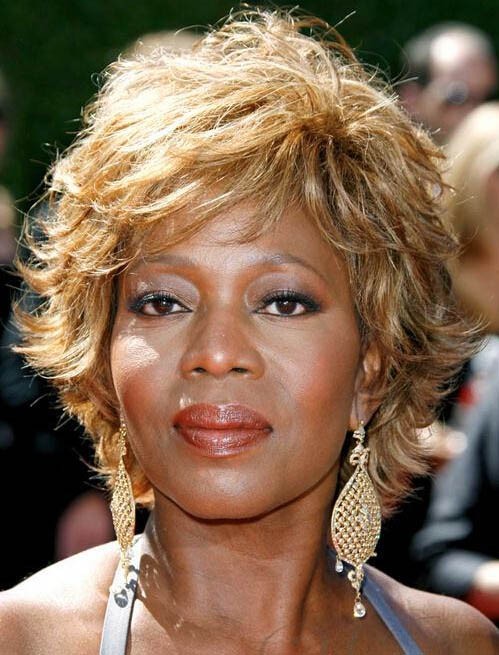 Short Wavy Layered Human Hair Capless Wig