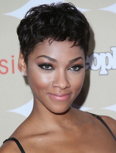 Short Wavy Capless Human Hair Pixie Cut Wig