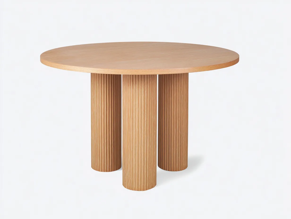 Garden Table - Solid Wood 140x140x75 cm - Brown - Outdoor Dining Design-Luxegopad