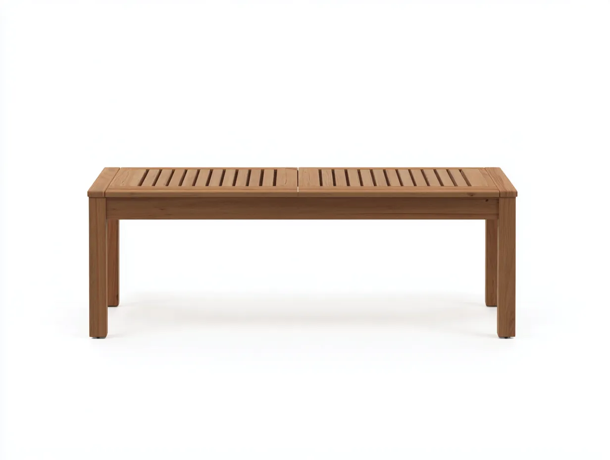 Outdoor Bench - Solid Wood 150x55x45 cm - Brown - Garden Seating Design-Luxegopad