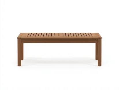 Outdoor Bench - Solid Wood 150x55x45 cm - Brown - Garden Seating Design-Luxegopad