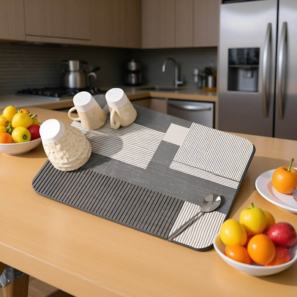 แผ่นรองเคาน์เตอร์ครัว ทำความสะอาดง่าย