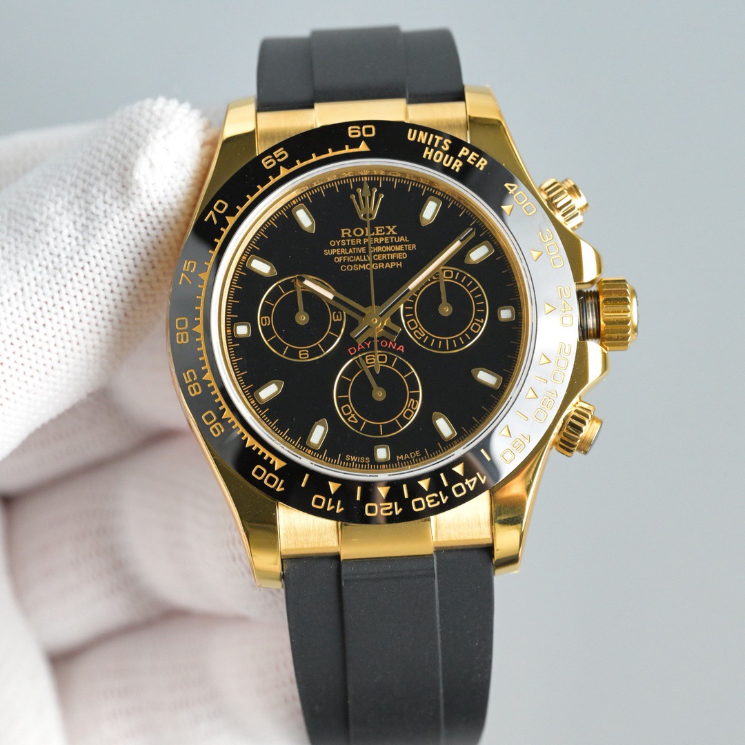 [Copy]ROLEX（ロレックス）機械式腕時計 デイトナ 黒文字盤  40MM 腕時計