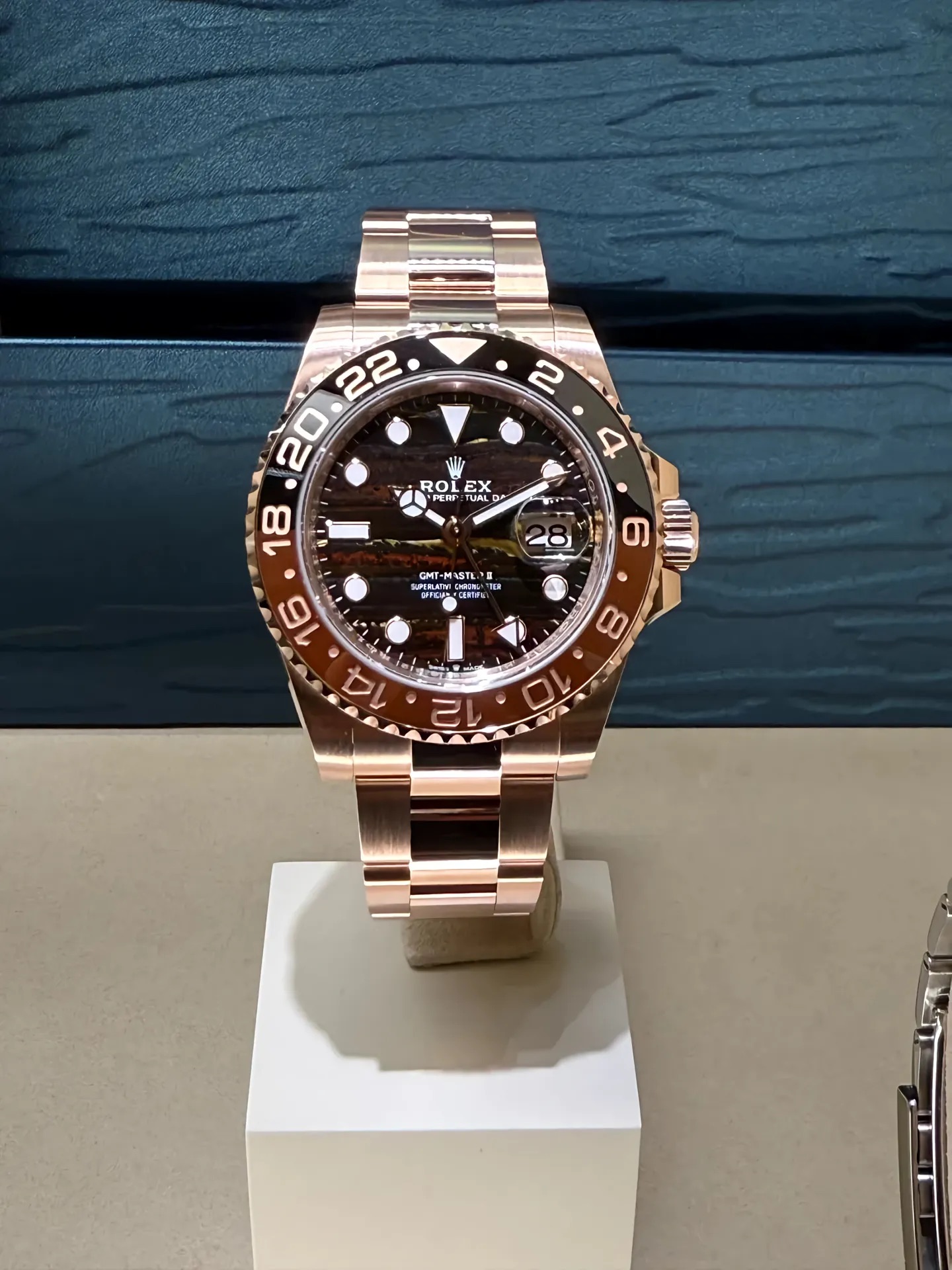 ROLEX 2025 ロレックスの機械式時計 GMTマスター II 40MM時計ソウルゴールド文字盤