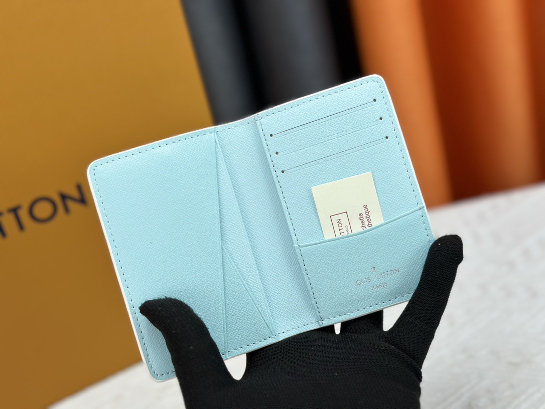 日本完売【LV】 ポルトフォイユ・ブラザ NM　ターコイズ  N40614財布
