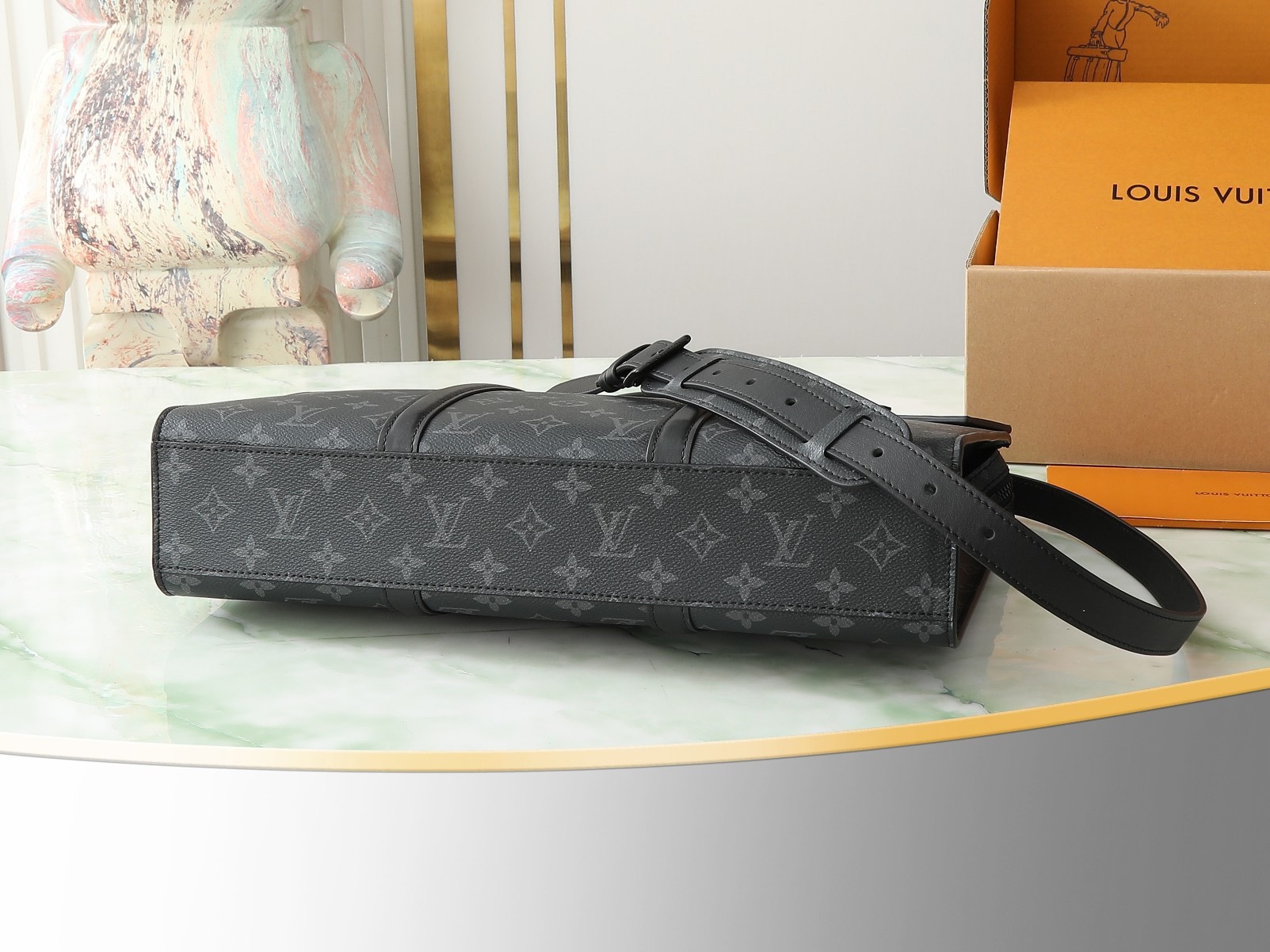 ルイ・ヴィトン LV 2026新作 M45265 Sac Plat Horizontal Zippé ブリーフケースハンドバッグ（男性用）