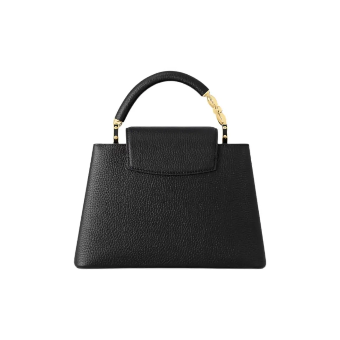 LOUIS VUITTON カプシーヌ BB M24698 可拆卸調節可能なショルダーストラップ付き タウリヨンレザー サッチェルバッグ 小サイズ レディース ブラック