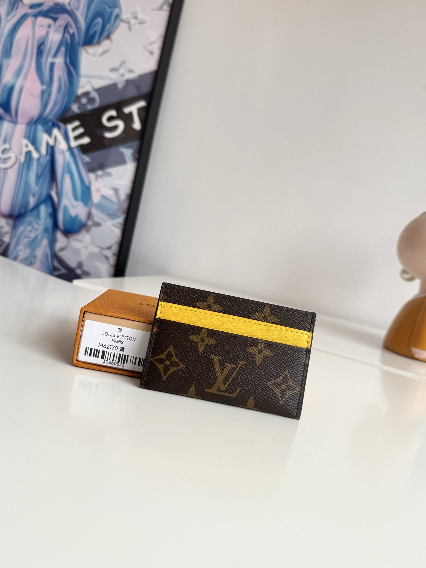 スタイリッシュ モノグラム・エクリプス コンパクトカードケース