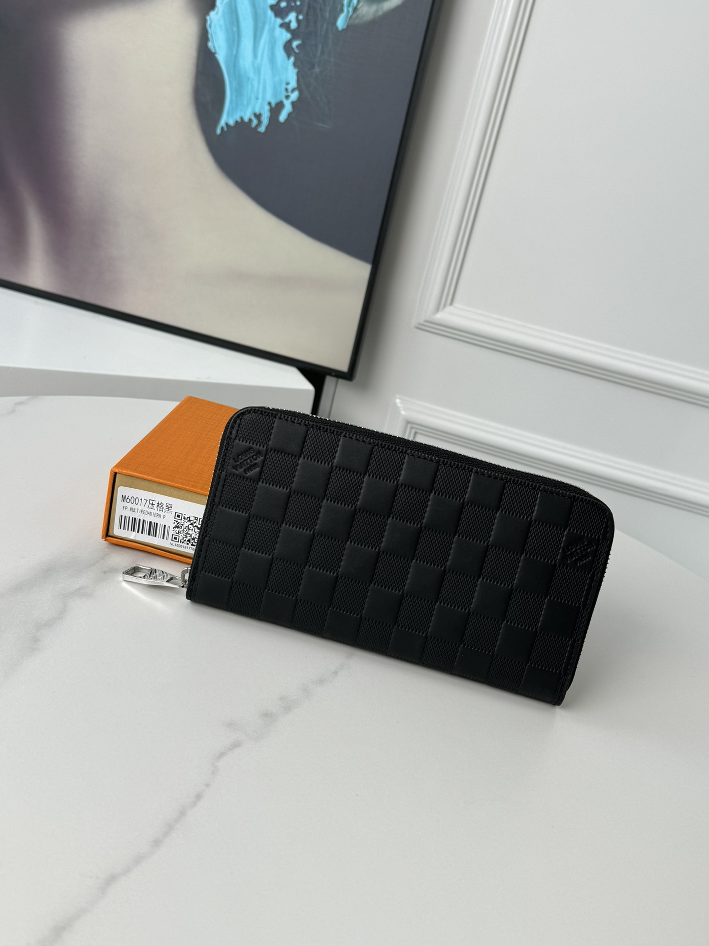 ブラック エンボス 限定実写！ルイ･ヴィトン ウォレット