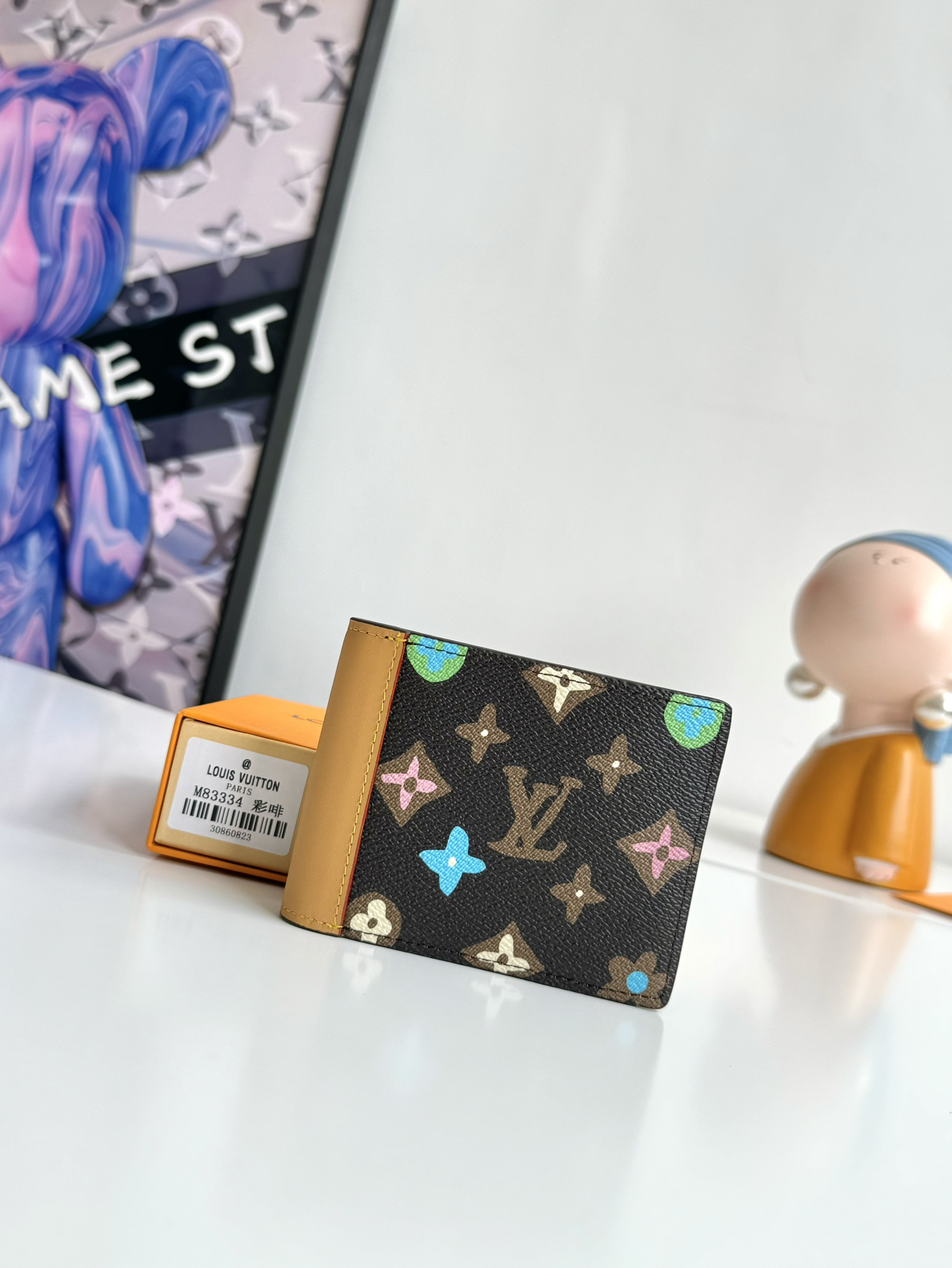 彩クリーブ 独占実拍！Monogram Craggy キャンバスの Multiple ウォレット