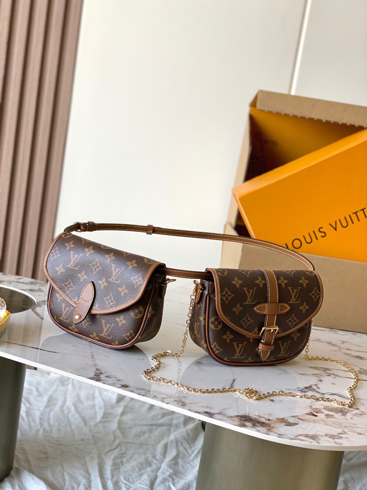 LOUIS VUITTON Duo BB モノグラム キャンバス 2025 秋冬 ウエストバッグ ルイヴィトン