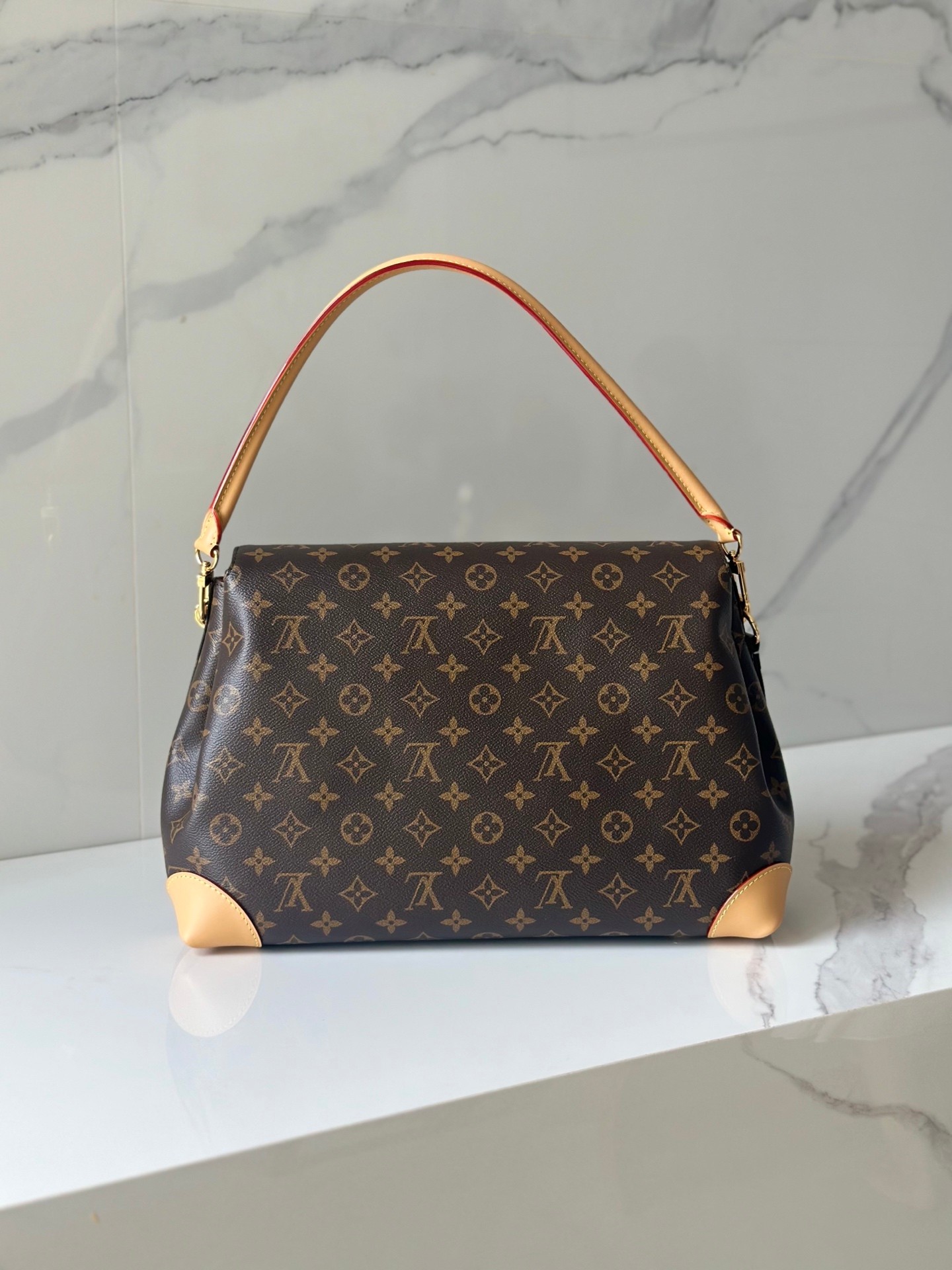 LOUIS VUITTON Hide Away モノグラムキャンバス ハンドバッグ ルイヴィトン