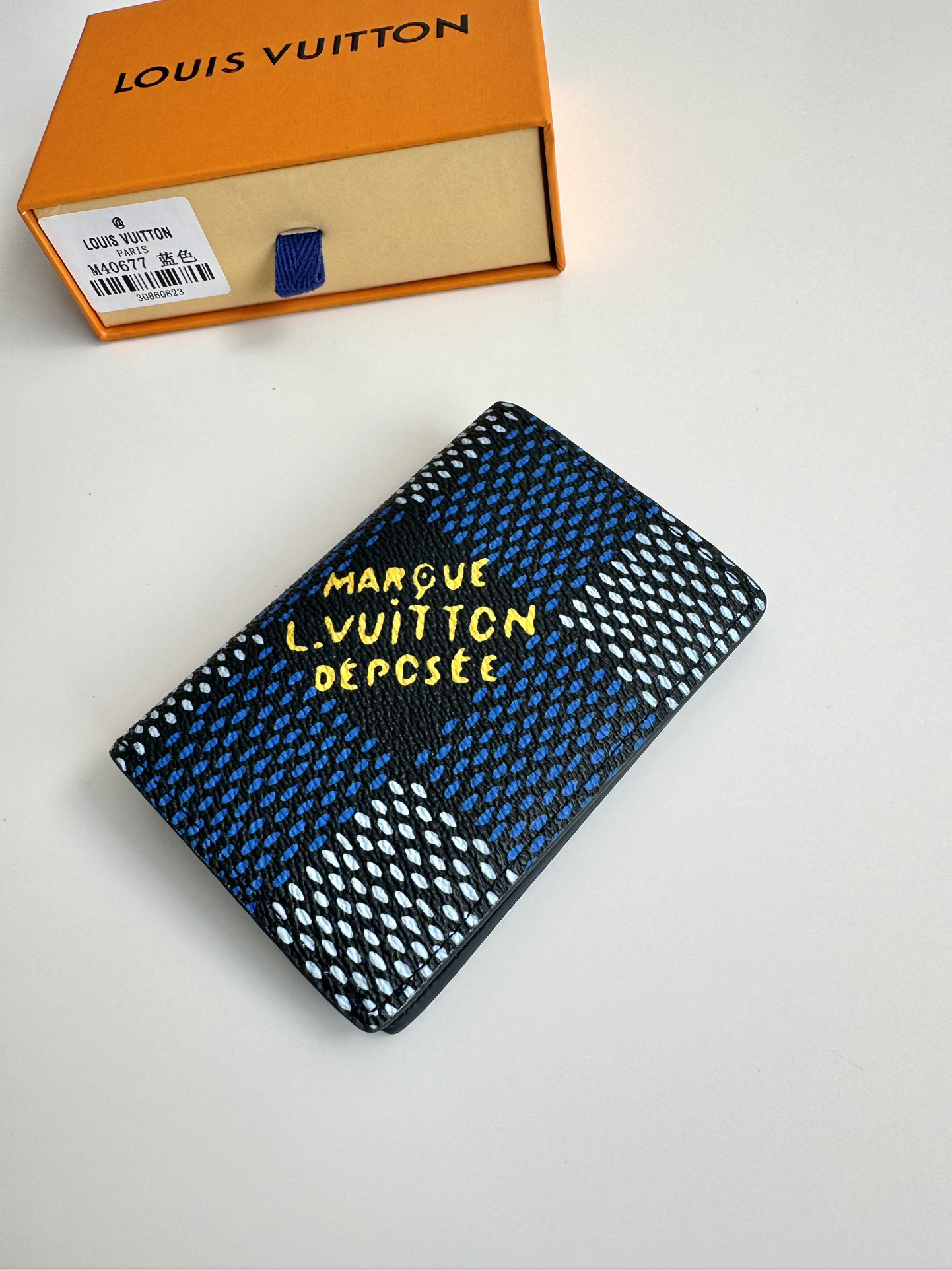 ブルー ダミエ・エルテージ ポケットオーガナイザー