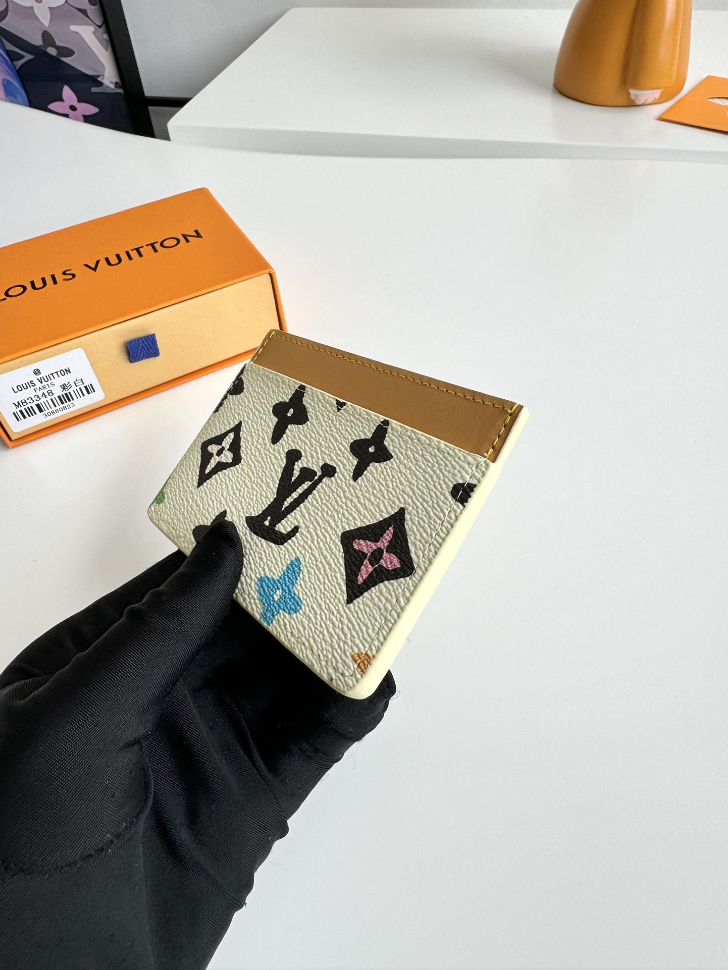 マルチカラー × ホワイト タイラーコラボ カードケース