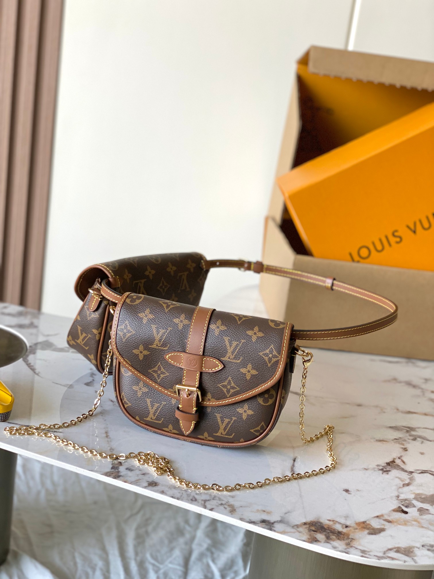 LOUIS VUITTON Duo BB モノグラム キャンバス 2025 秋冬 ウエストバッグ ルイヴィトン