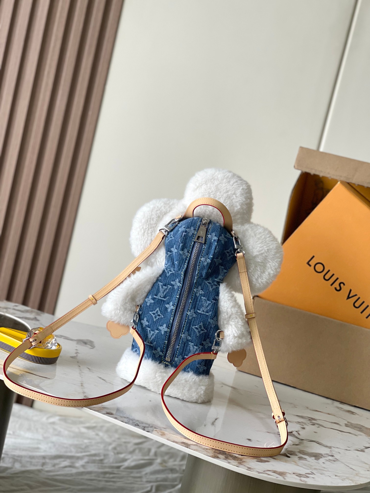 LOUIS VUITTON Ski Vivienne バックパック メリノウール デニム スペシャルエディション ルイヴィトン