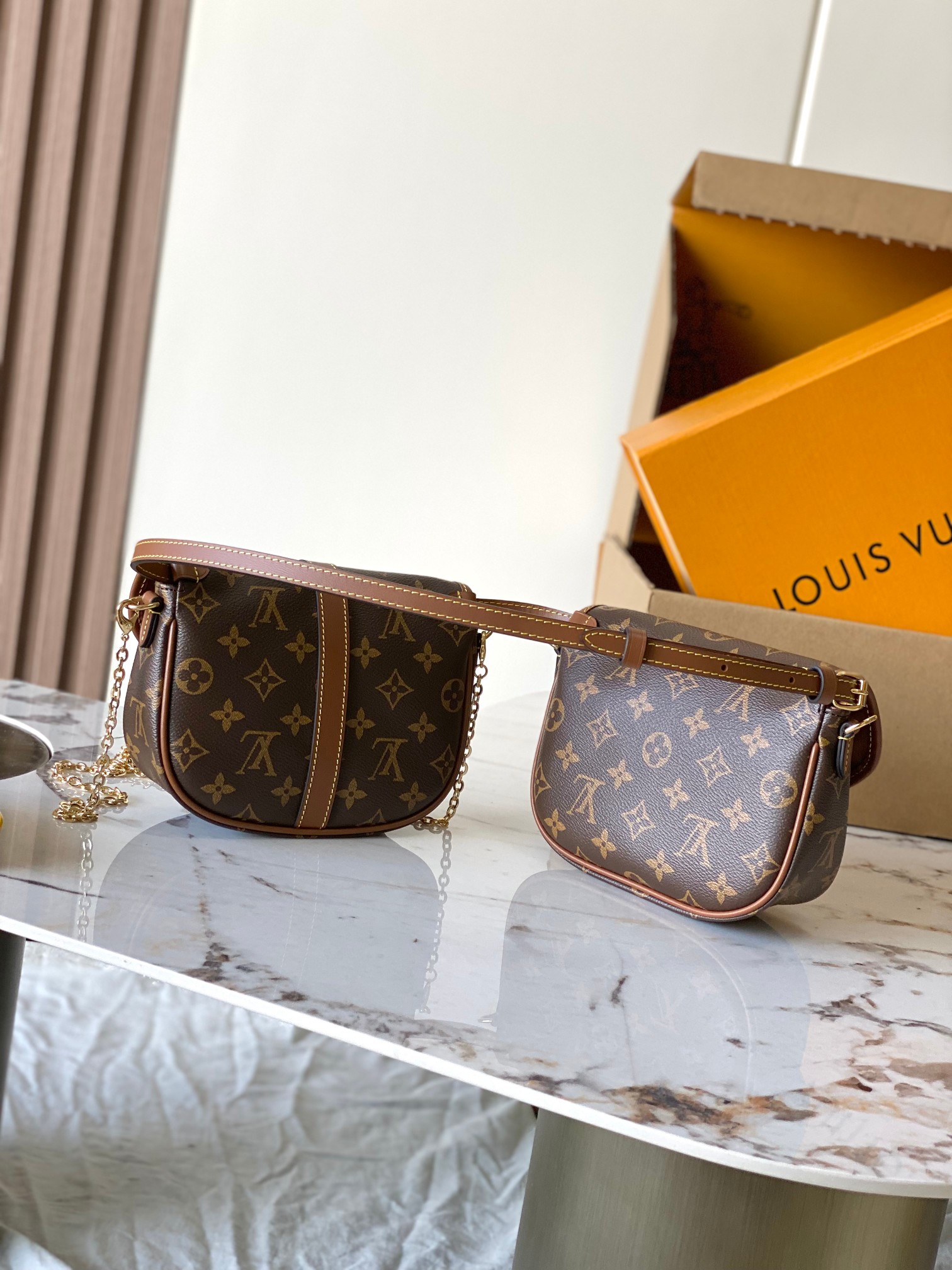 LOUIS VUITTON Duo BB モノグラム キャンバス 2025 秋冬 ウエストバッグ ルイヴィトン