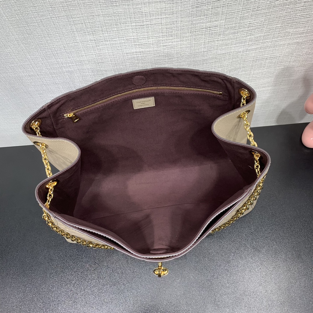 LOUIS VUITTON Anytime MM モノグラムアンプラント グレーチリリー トートバッグ ルイヴィトン