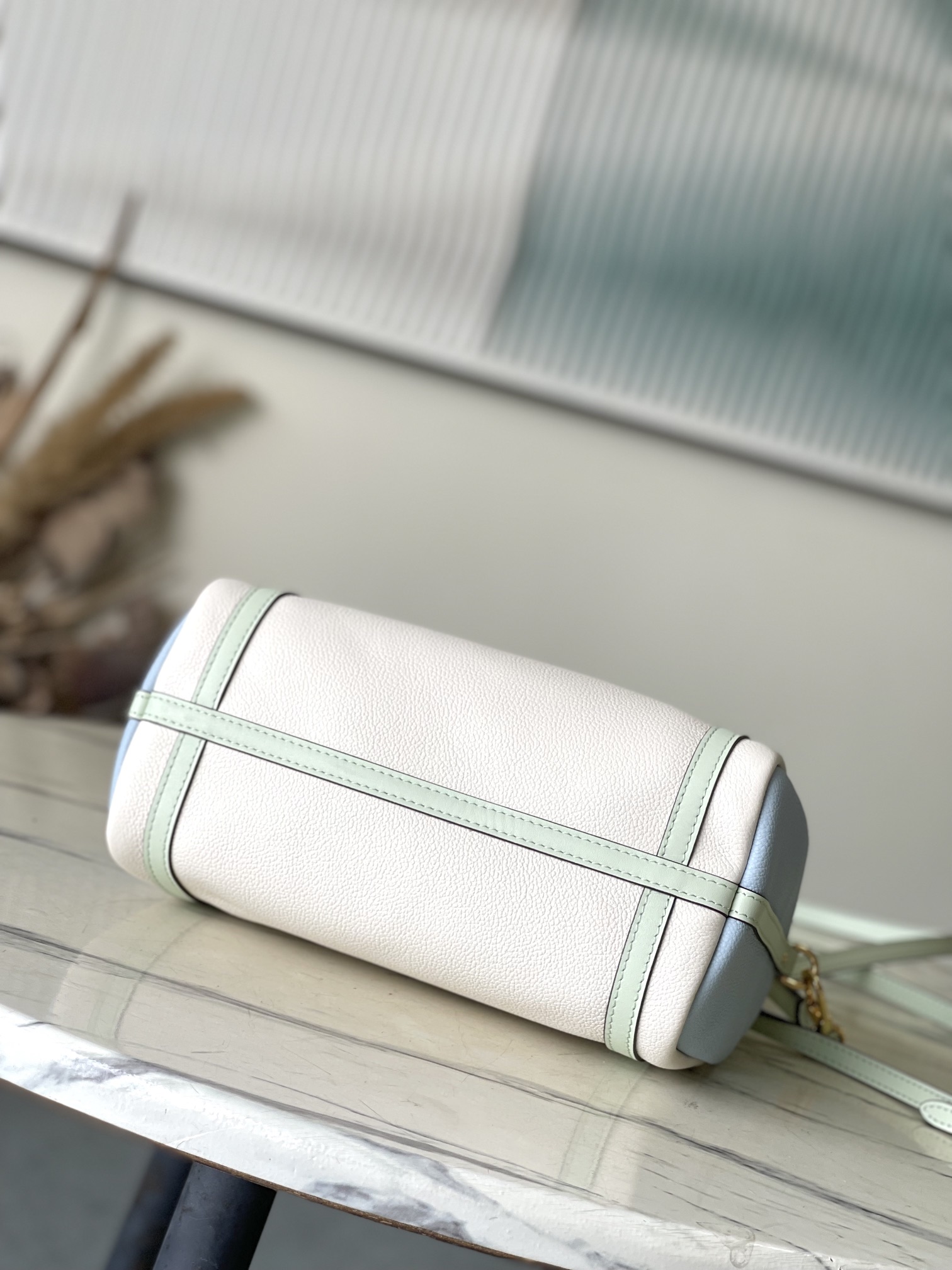 LOUIS VUITTON Express PM キーパールインスピレーション アイボリー / オリンピアブルー ボストンバッグ ルイヴィトン