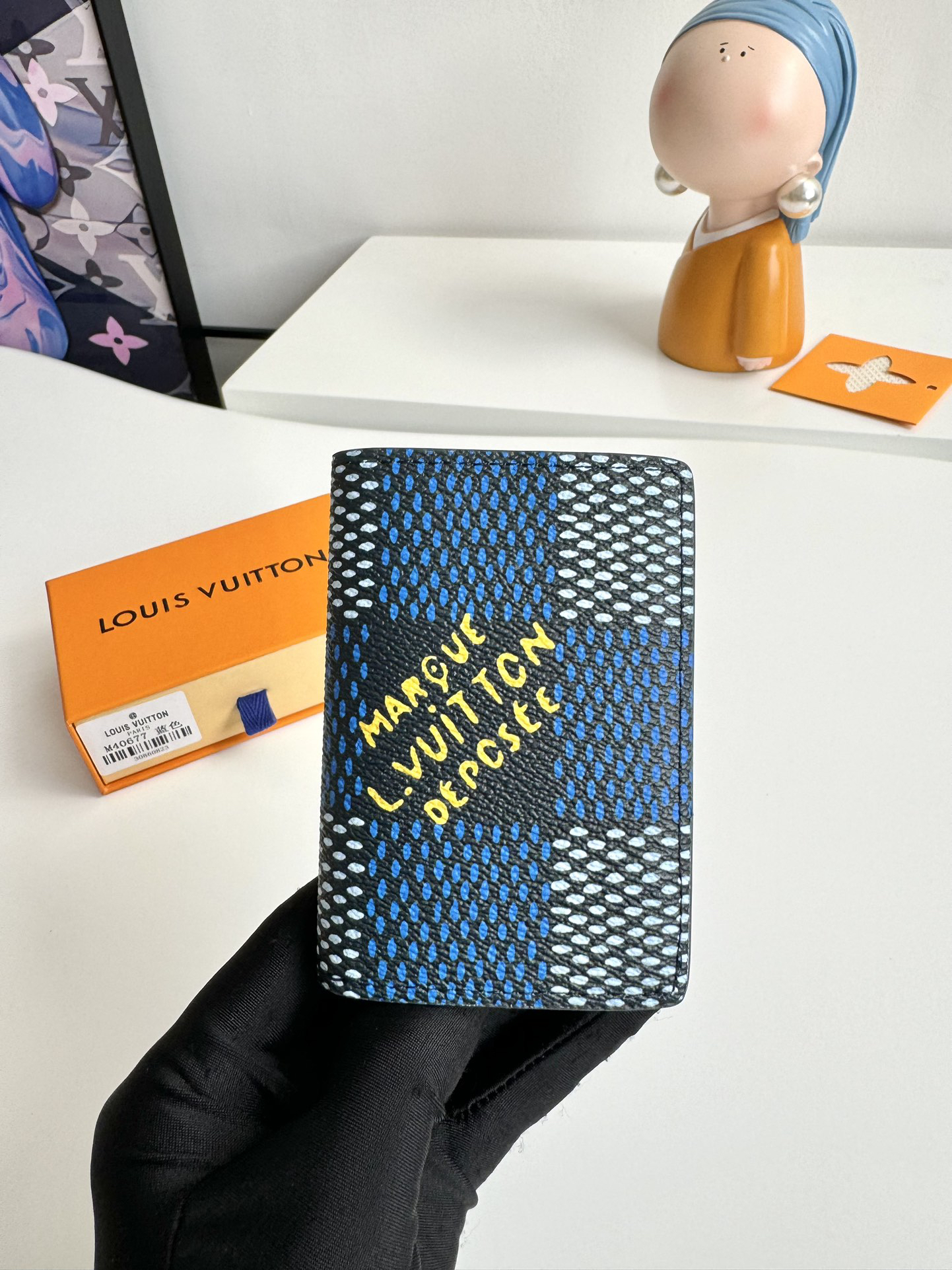 ブルー ダミエ・エルテージ ポケットオーガナイザー