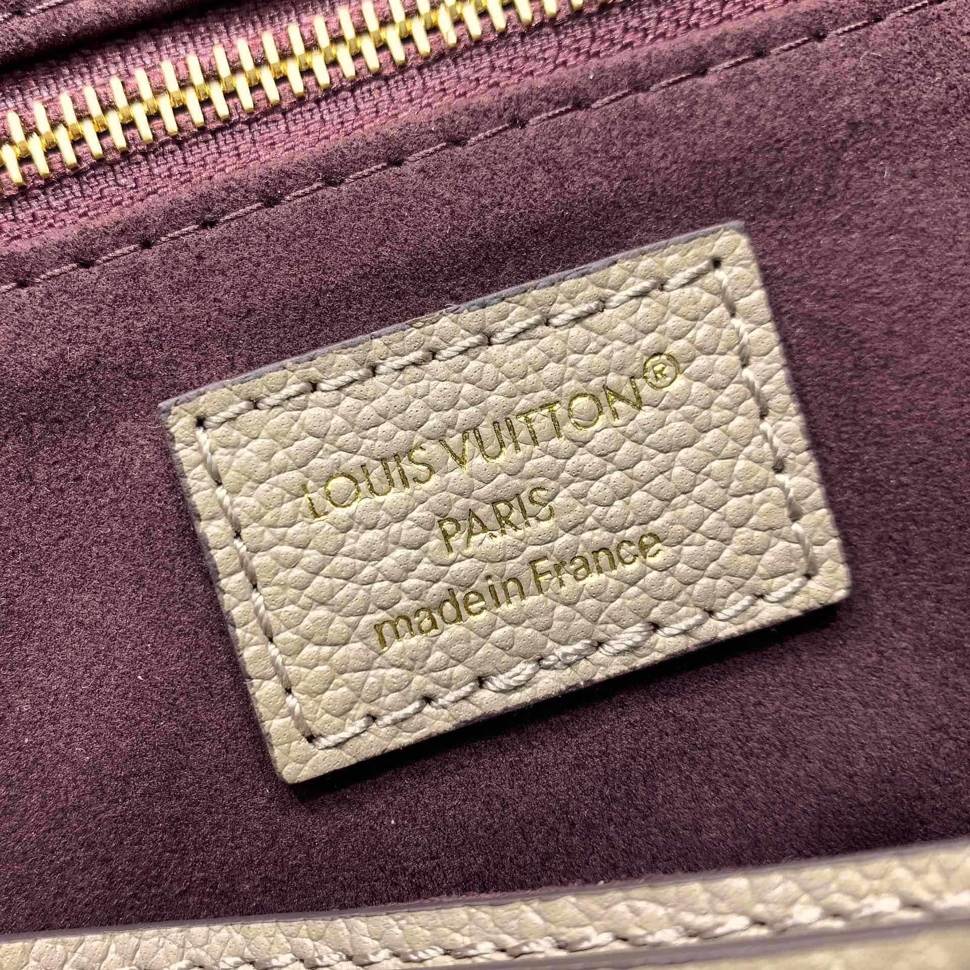 LOUIS VUITTON Anytime MM モノグラムアンプラント グレーチリリー トートバッグ ルイヴィトン