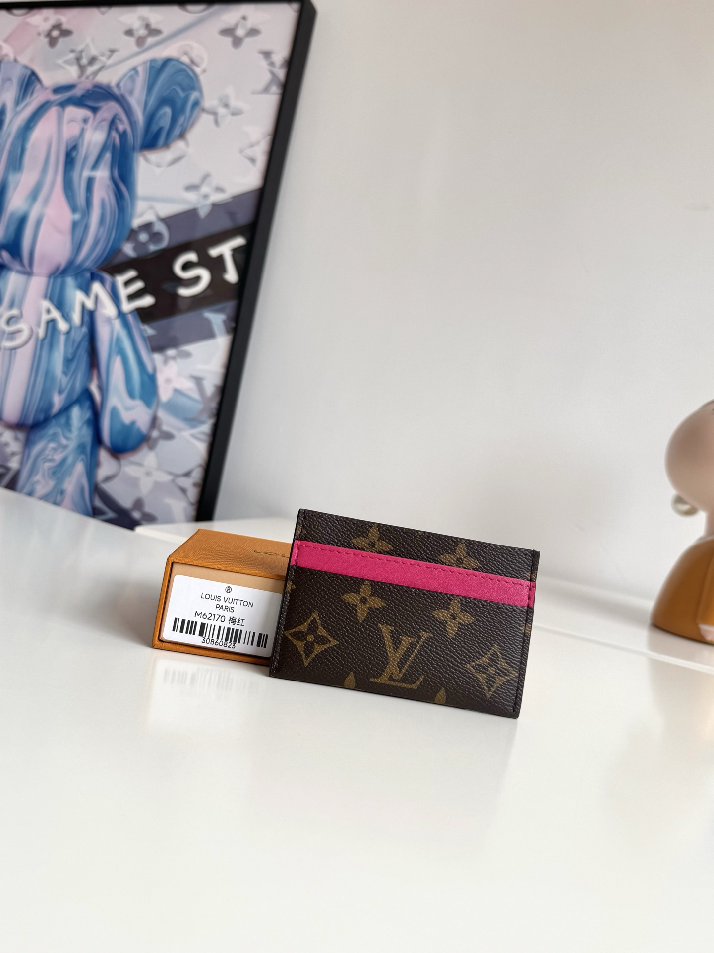 モノグラムエクリプス カードケース ローズ コンパクト