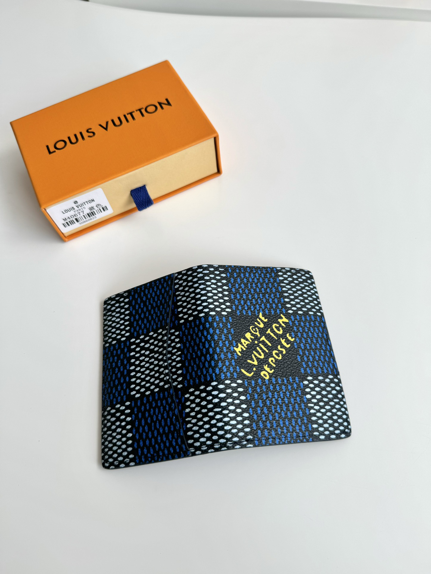 ブルー ダミエ・エルテージ ポケットオーガナイザー