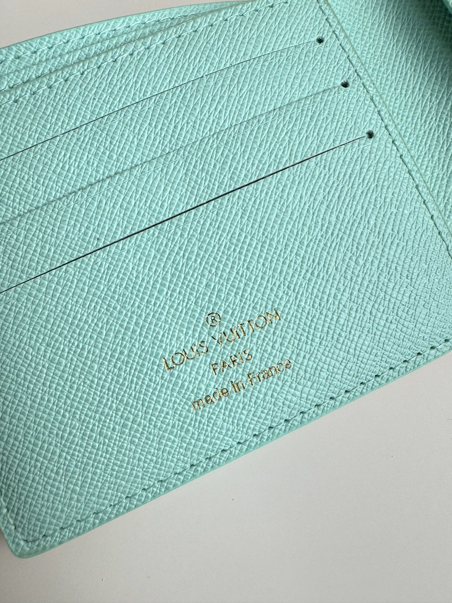 ピンク ダミエ・エルテージ マルチプル ウォレット ヴィンテージ風