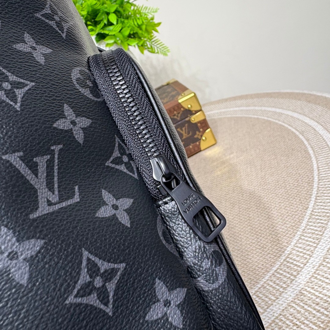 LOUIS VUITTON Montsouris バックパック モノグラムエクリプス ブラック クロスボディバッグ ルイヴィトン