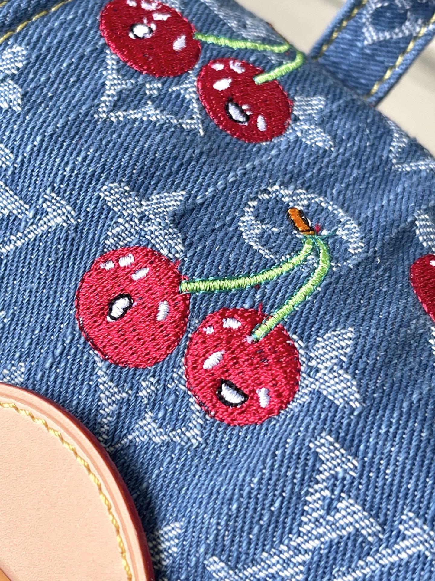 LOUIS VUITTON ヴェネツィア バックパック 村上隆 コラボ モノグラムデニム チェリー刺繍 ルイヴィトン