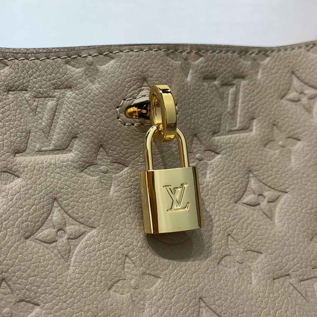 LOUIS VUITTON Anytime MM モノグラムアンプラント グレーチリリー トートバッグ ルイヴィトン