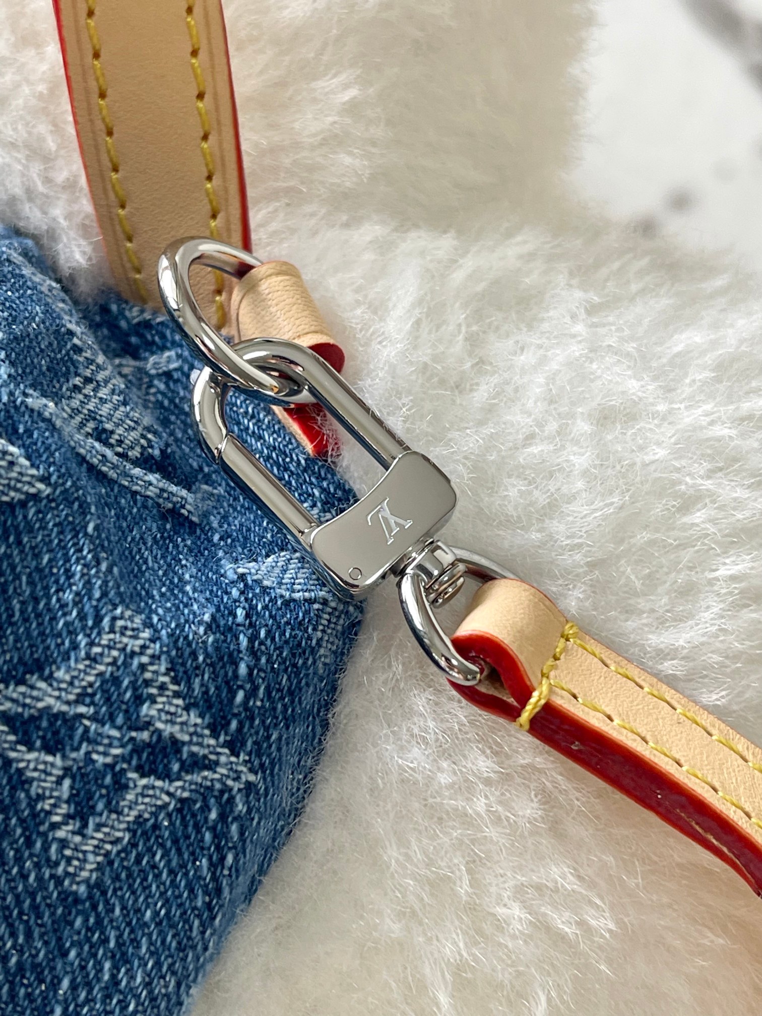 LOUIS VUITTON Ski Vivienne バックパック メリノウール デニム スペシャルエディション ルイヴィトン