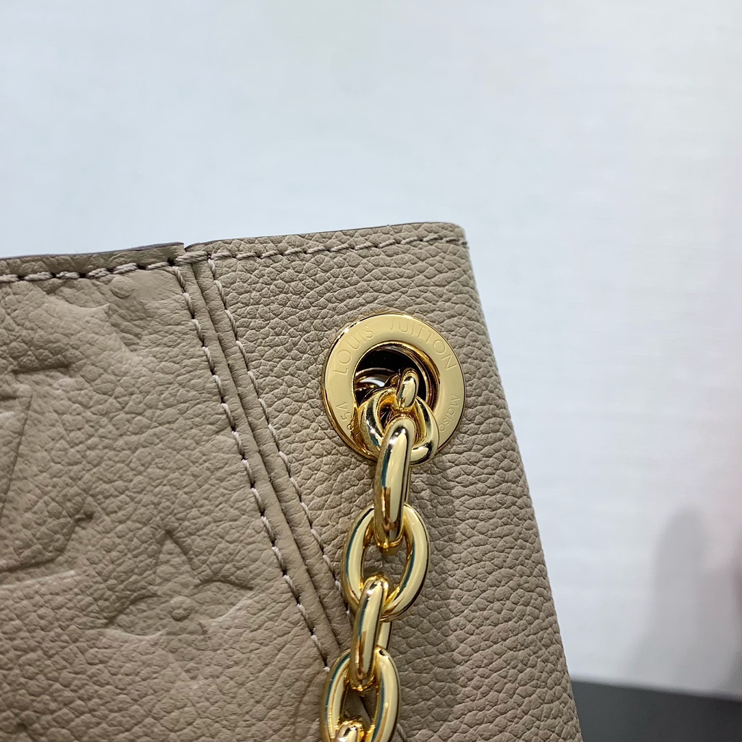 LOUIS VUITTON Anytime MM モノグラムアンプラント グレーチリリー トートバッグ ルイヴィトン