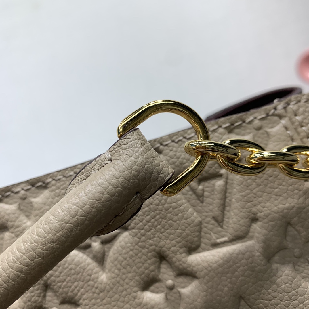 LOUIS VUITTON Anytime MM モノグラムアンプラント グレーチリリー トートバッグ ルイヴィトン