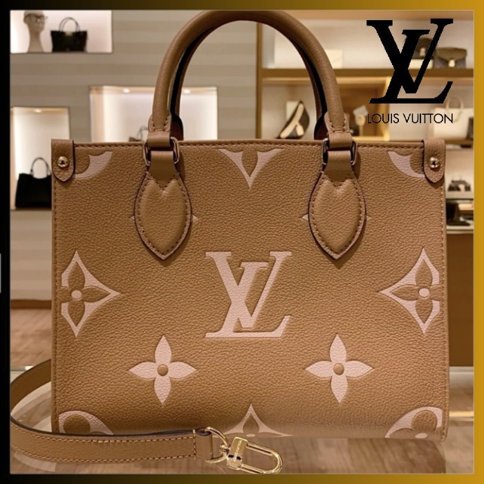 【コントラストカラーのモノグラム】Louis Vuitton オンザゴーPM ブランド型番M12513