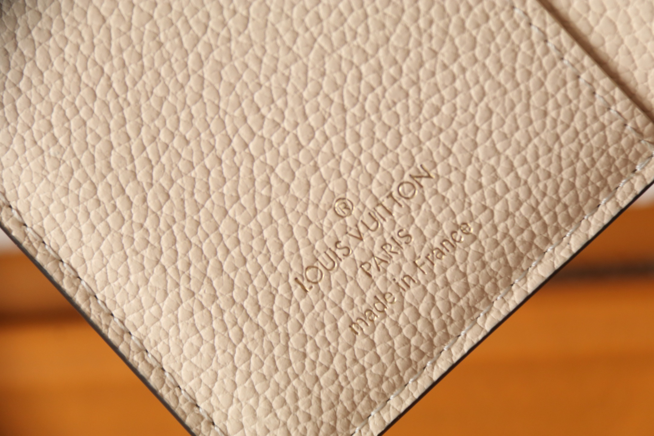 LOUIS VUITTON ポルトフォイユ・メティス モノグラムアンプラント クリームベージュ 三つ折り ミニウォレット