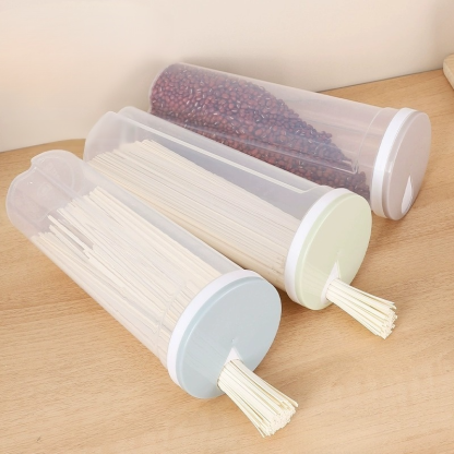 Round noodle storage container