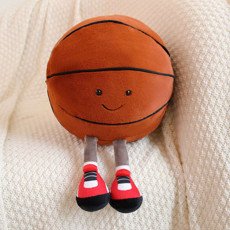Cute Sports Ball Plush Pillow Toy 