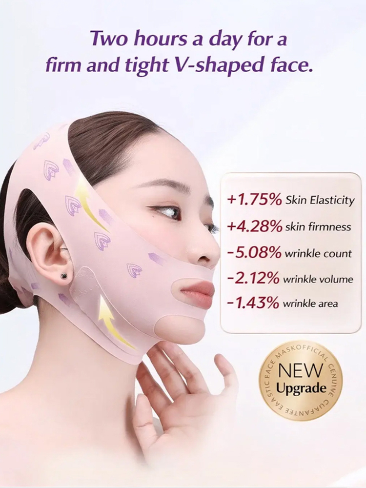 Anti-gravity V-face lifting sculpture